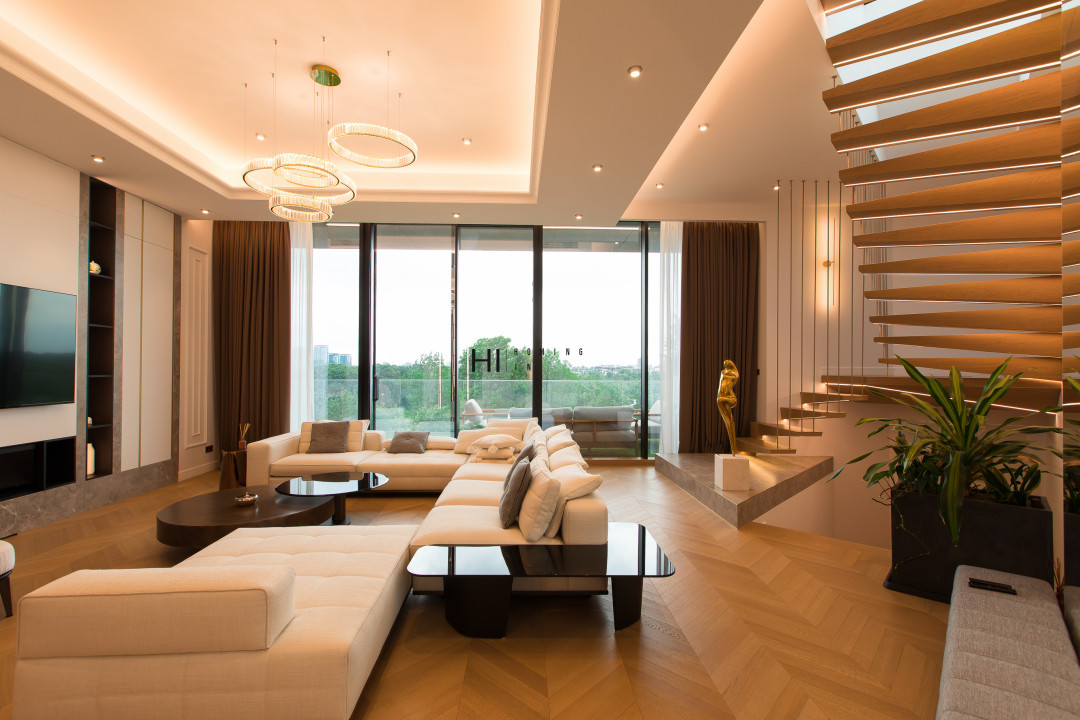 #Skyline Splendor: The Luxurious Tale of Bucharest's Premier Penthouse