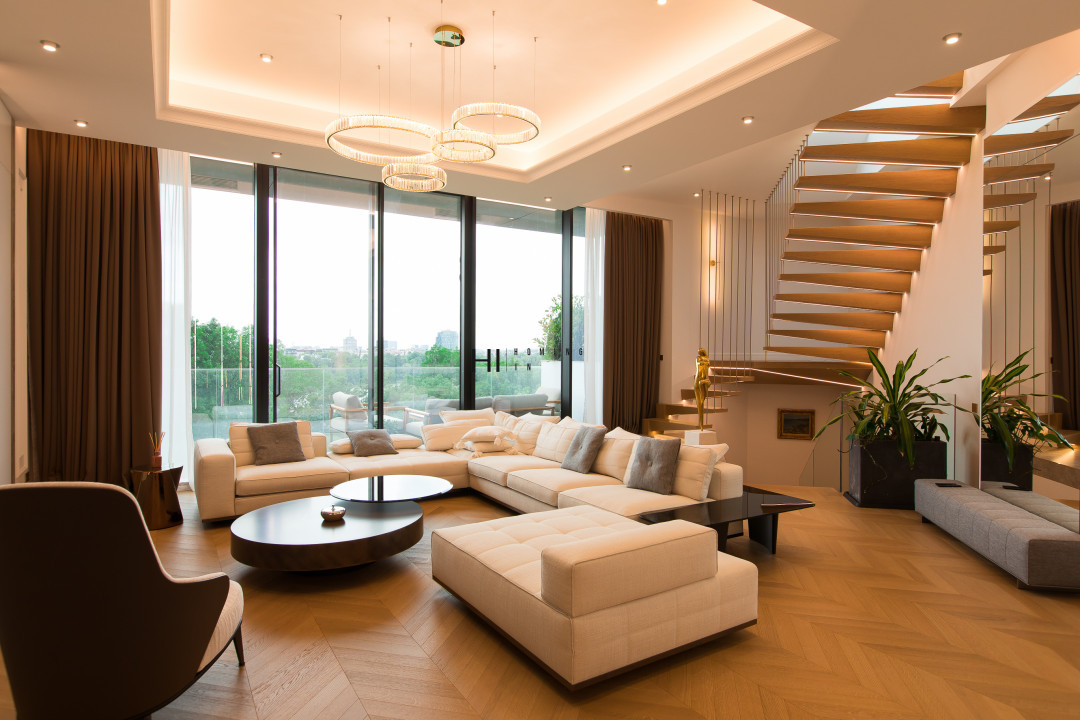 #Skyline Splendor: The Luxurious Tale of Bucharest's Premier Penthouse