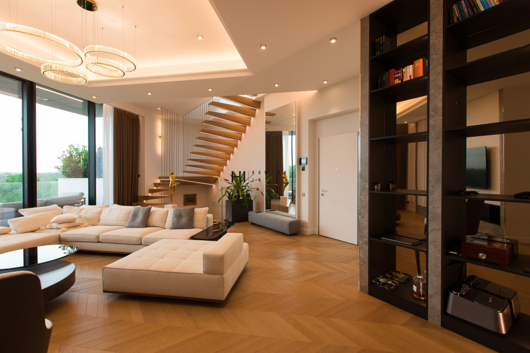 #Skyline Splendor: The Luxurious Tale of Bucharest's Premier Penthouse